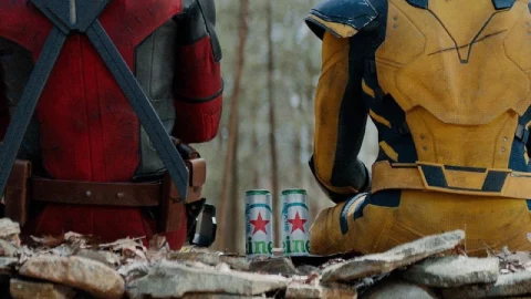Heineken Silver cerveza de Deadpool & Wolverine