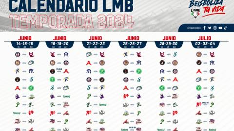 Calendario 2024 de la Liga Mexicana de Beisbol