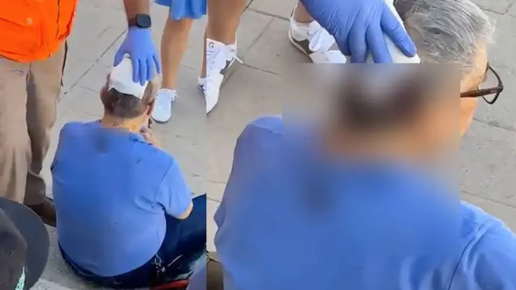 golpe en la cabeza adulto mayor