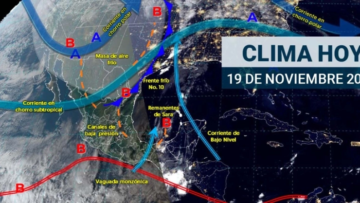 Clima en México: El frente frío 10 congelará al país este 19 de noviembre
