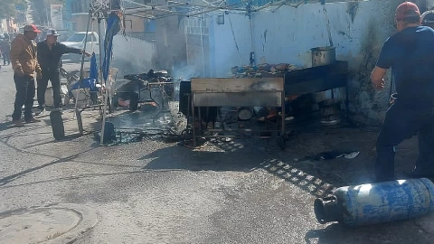Explota tanque de gas