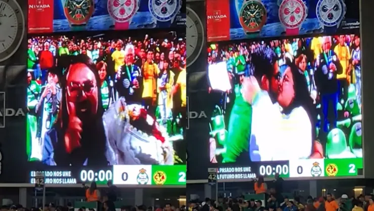 Santista pide matrimonio en partido vs america.jpg