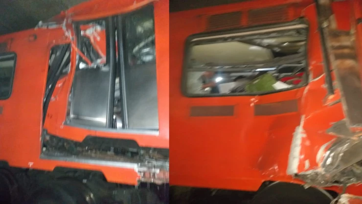 Reportan lesionados tras choque de trenes en la línea 3 del Metro