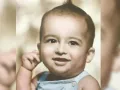 ¡Que ternuuuura! Adal Ramones fue un bebé muy bello y no hay duda de que sus pestañas siempre han sido su toque especial.