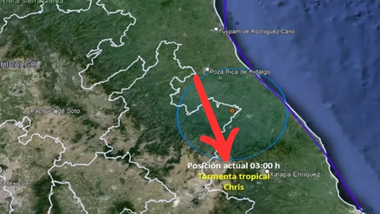 DEPRESIÓN TROPICAL CHRIS