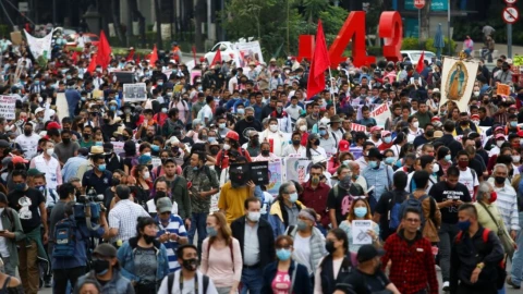 manifestaciones 17 de noviembre cdmx