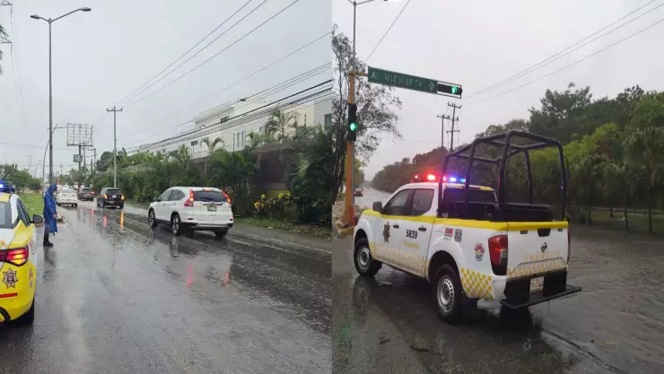 ¡CUIDADO! Estas son las 6 ZONAS afectadas por las INTENSAS LLUVIAS en Cancún hoy 29 de junio