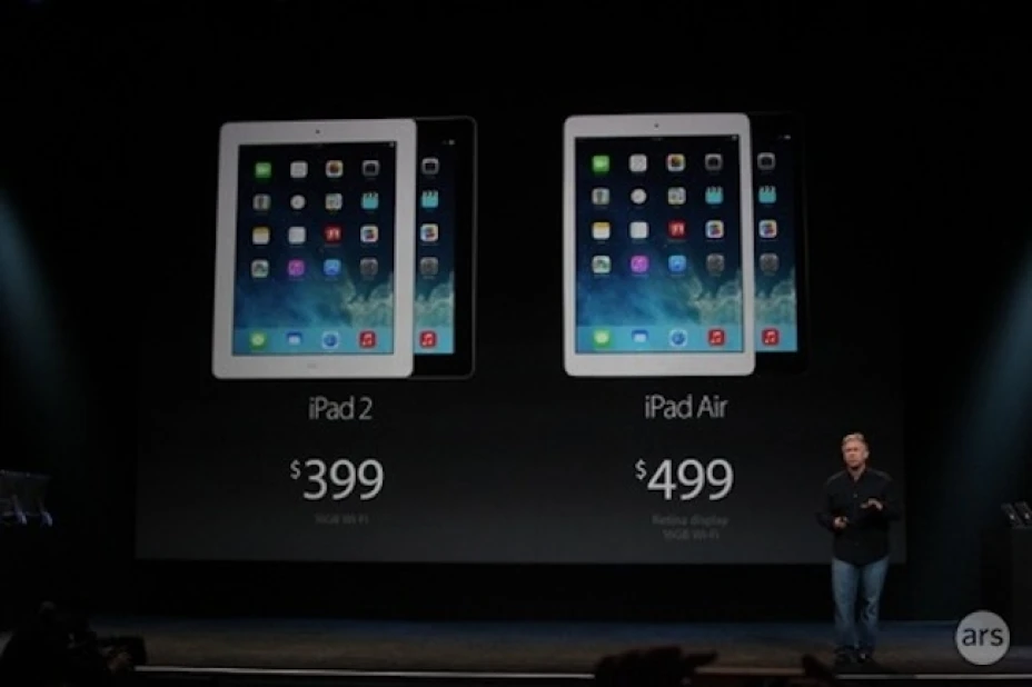 Tim Cook presentó el iPad Air