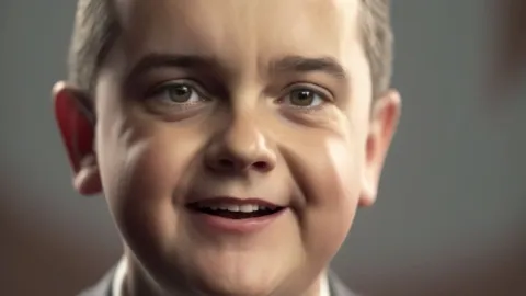 Marcelo Ebrard como si fuera niño según la Inteligencia Artificial