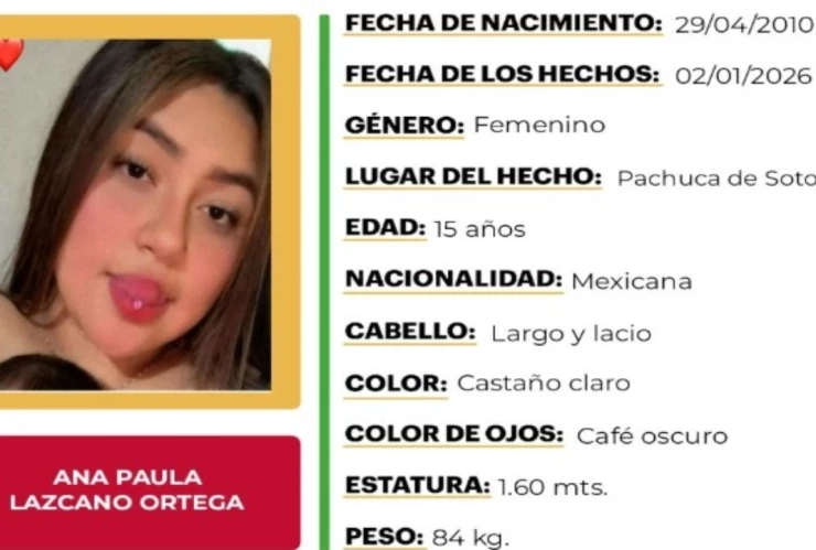 Alerta Amber Hidalgo: ¡Urgente! Desaparecen dos menores en Pachuca; buscan Ana Paula Lezcano Annet Morales Castillo