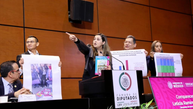 ¡Se fue con todo! Diputada del PRI pide renuncia de titular de SEP por libros de texto
