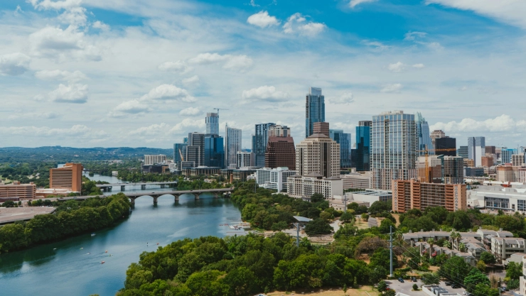 La ciudad de Austin, Texas.