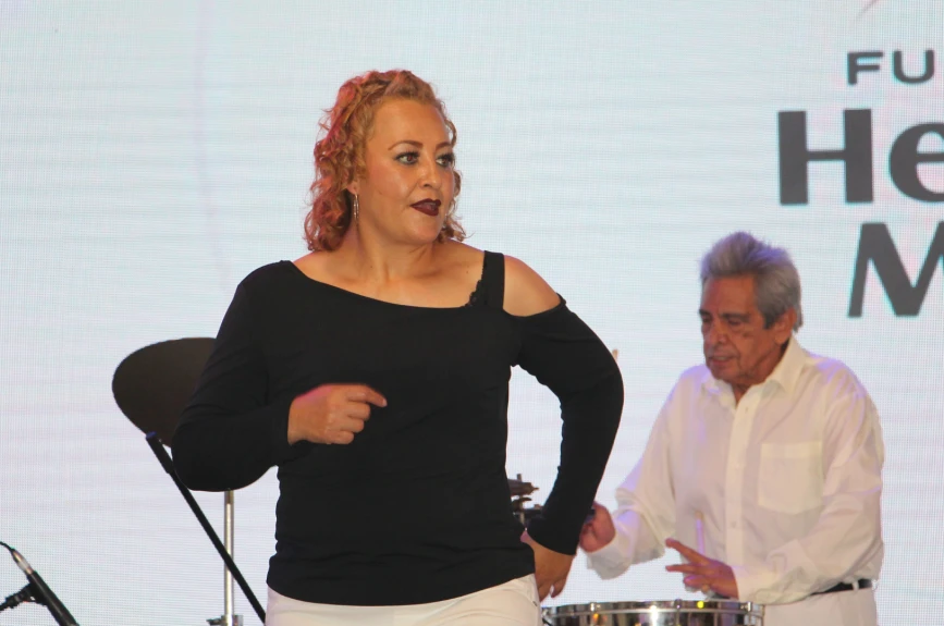 Gran ambiente se vivió durante la presentación.