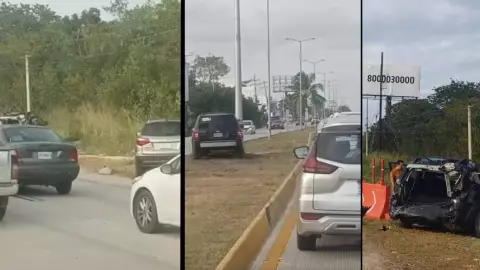 Reportan fuerte choque en Boulevard Colosio este lunes 11 de marzo; tráfico en la zona.jpg
