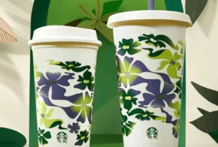 Vaso Starbucks Día de la Tierra