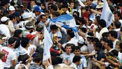 Mardona consigui&oacute; el segundo t&iacute;tulo mundial para Argentina