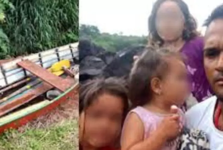 Familia ahogada en río paraná