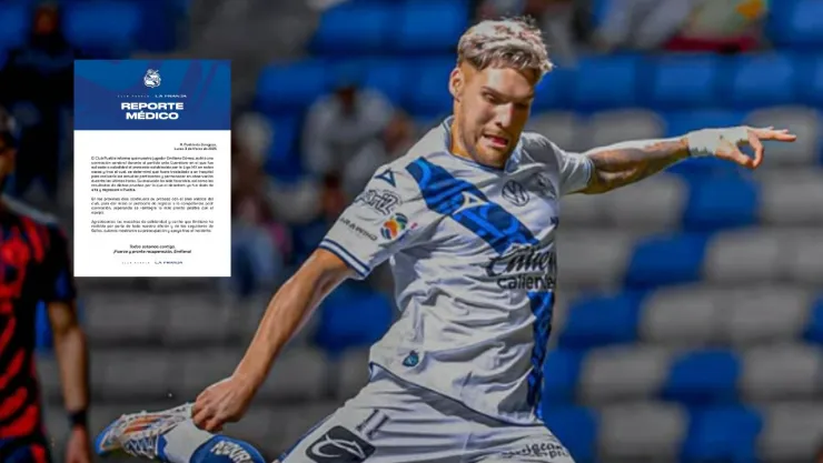 Club Puebla revela estado de salud de Emiliano Gómez tras convulsión en partido