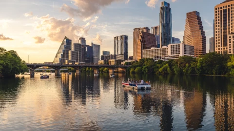 Vista de la ciudad de Austin, Texas