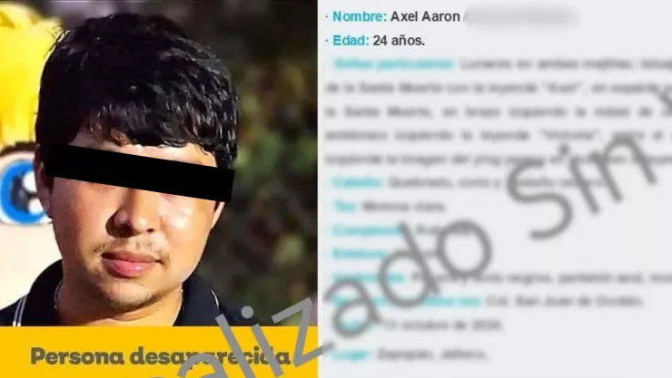 Axel Aarón, desparecido en Jalisco, fue asesinado en Culiacán