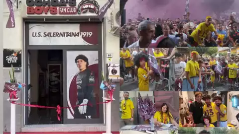 ¡Locura! Inauguran tienda de club de fans de Guillermo Ochoa en Italia
