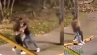 Hombres detienen agresión contra mujer en Envigado Colombia.png