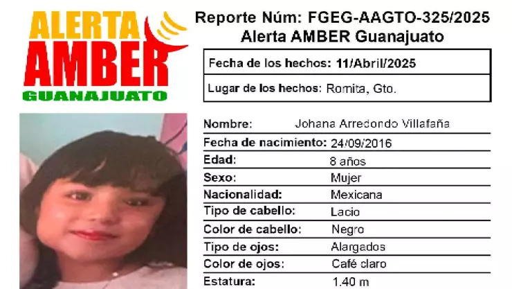 Johana Arredondo Villafaña desaparecida