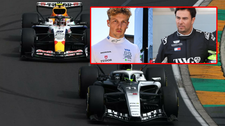 ¡No lo supera! Liam Lawson vuelve a atacar a Checo Pérez tras roce en el GP de Australia