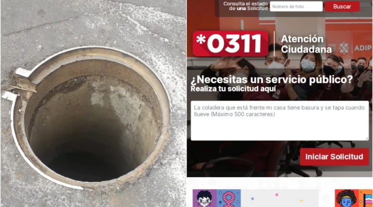 Cómo y dónde hacer el reporte de una coladera abierta en CDMX