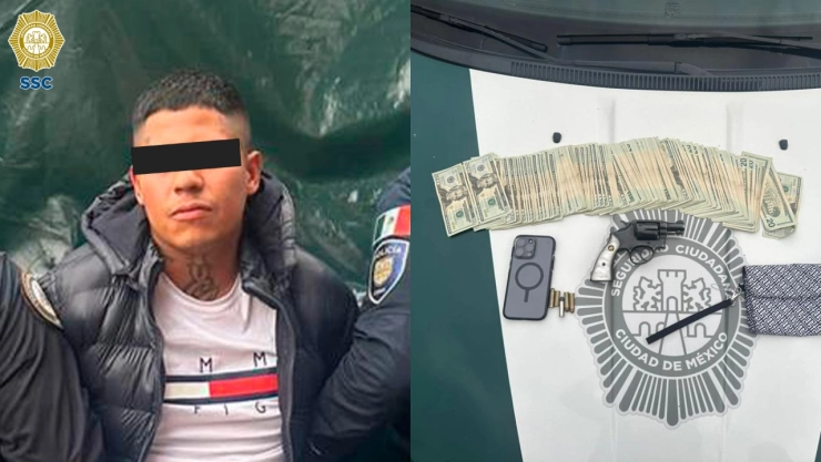 Detienen a presunto implicado en asalto ocurrido en Azcapotzalco