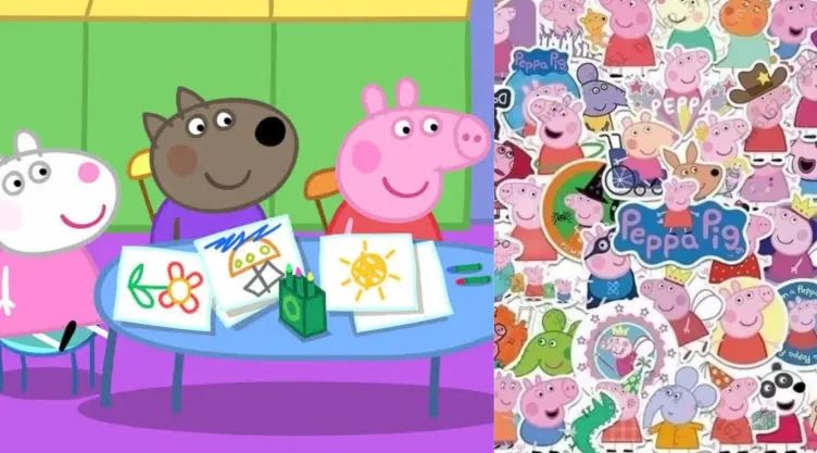 4 ideas de stickers de Peppa Pig para decorar el cuarto o mochila de un fan de esta caricatura
