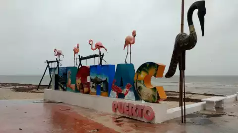 telchac puerto playa asi luce