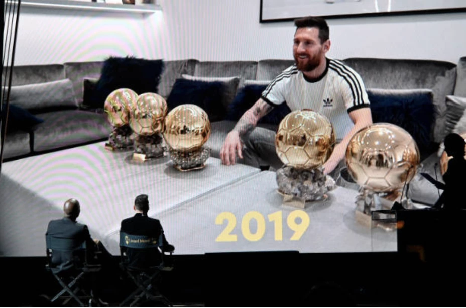 Messi en el Balón D’Or