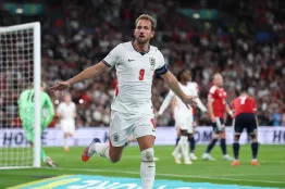 Harry Kane en celebración