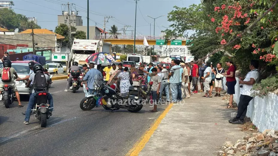 Hombre atropellado en Acapulco