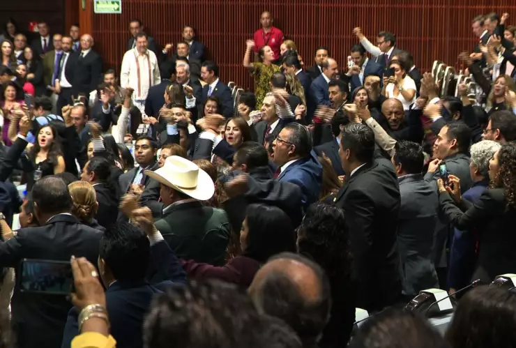 Festejo diputados