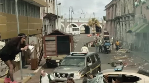 Serie grabada en calles de Veracruz