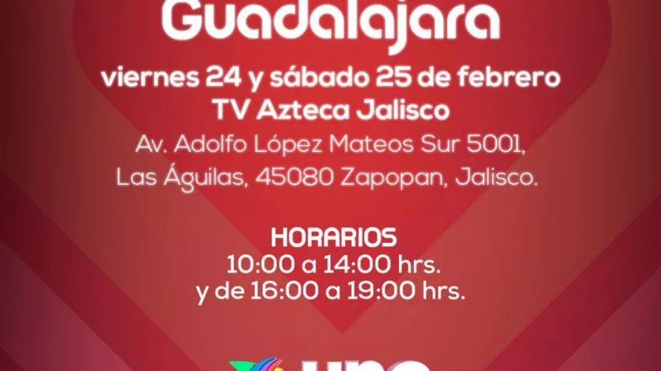 Amor en el aire casting Guadalajara