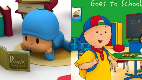 Capítulos Pocoyó y Caillou clases