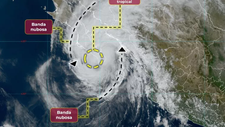 Huracán Norma ya tocó tierra en BCS
