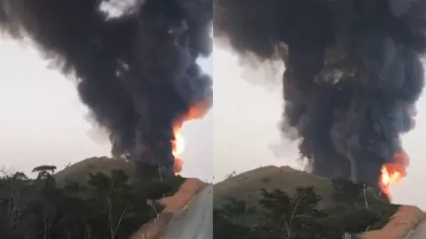 Incendio en pozo Krem 1