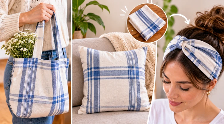 3 ideas para reutilizar servilletas de tela viejas