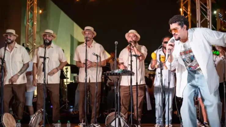 Los Pleneros de la Cresta, invitados Bad Bunny México concierto, Debí Tirar Más Fotos Tour, plena puertorriqueña