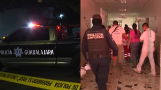 Dos hombres heridos por arma de fuego, además de un fuerte despliegue de seguridad en la Zona Metropolitana de Guadalajara.