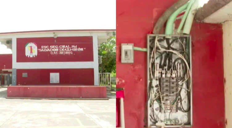 Escuela secundaria en Veracruz.