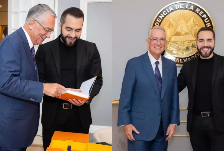 Ricardo B Salinas Pliego presidente Grupo Salinas Nayib Bukele El Salvador seguridad