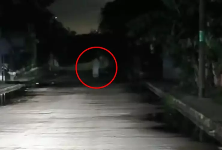 La presunta aparición fue captada en calles de El Moralillo durante la noche