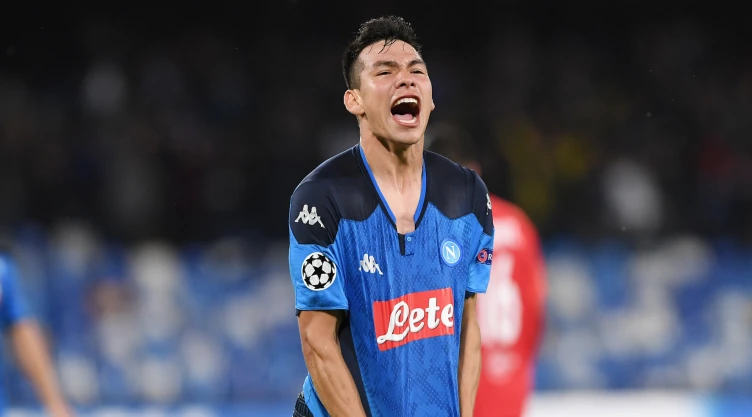 ¡Chucky Lozano anota en Champions League en empate del Napoli!