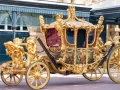 Gold State Coach es el carruaje que utilizan los reyes después de la coronación.