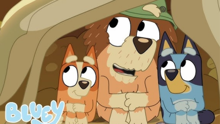 4 capítulos de Bluey y Masha y el Oso para fortalecer la convivencia entre niños y abuelos